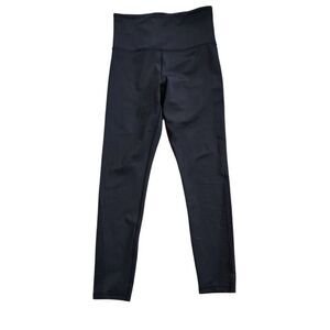 ZYIA Activx Leggings Women's 6-8 M Black Breakthrough Laser Cut Seamless Stretch